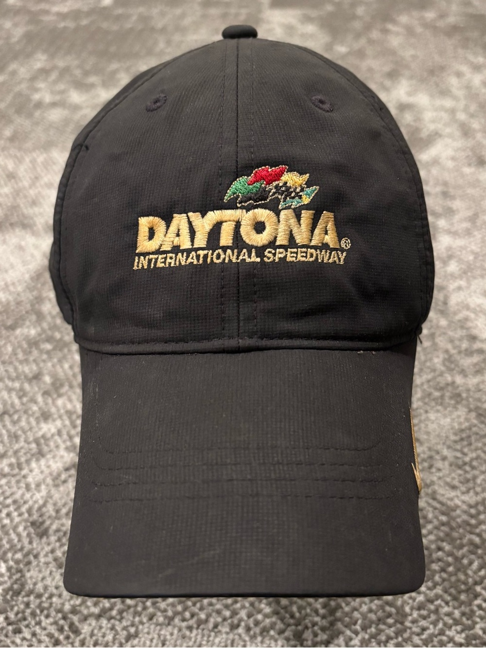 Nike Daytona International Speedway Black Adjustable Hat OSFA